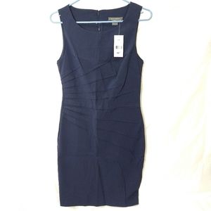 Suzy Shier Navy Sheath Dress